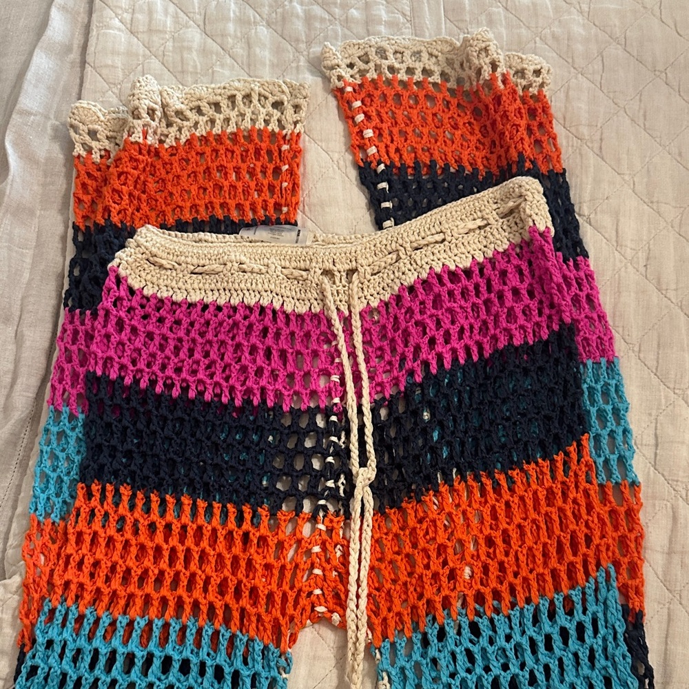 Colorful Crochet Pants